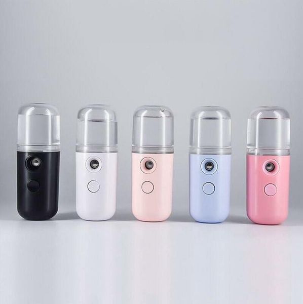 

nano mist facial body nebulizer steamer small pill moisturizing handheld portable hydrator sprayer care face spray tools dhd2161