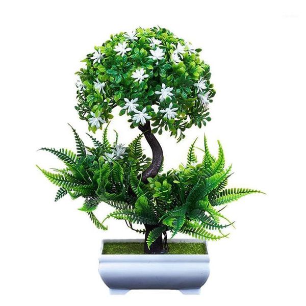 

living room decoration green plant simulation potted plant table decoration fake flower1