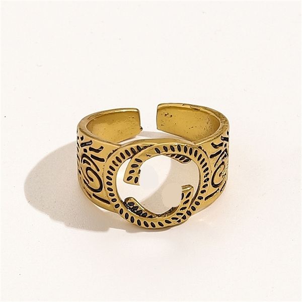 

87% off wholesale shop ring double red brass grain open, Silver