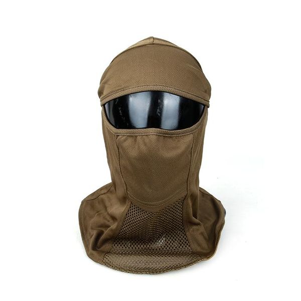 

tmc light weight mesh balaclava mask, Black
