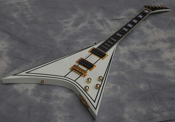 

quality electric guitar randy rhoads flying v guitar, ebony fingerboard