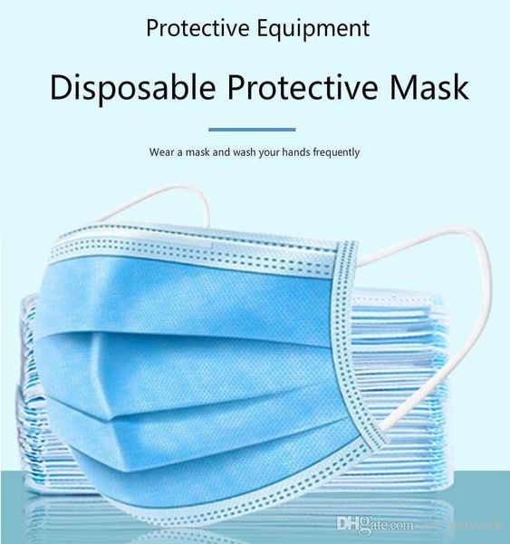 

ear us stock face loop masks with elastic 3 ply breathable and comfortable for blocking dust air pollution protection pa