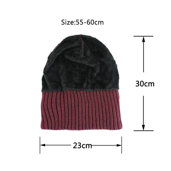 

flb] зимняя вязаная шляпка шапочки мужчины женские шарф шапки маска gorras капот теплые мешковатые зимние зимние шляпы для мужчин черепольн, Black;white