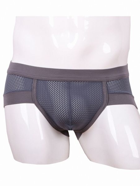

men laser cut brief s5no#, Black;brown