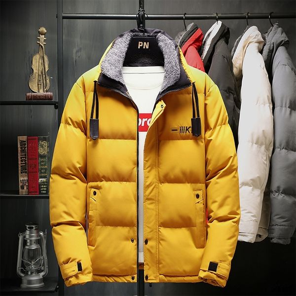 

yolb fur jacket down jackets men winter pu jackets and coat casual warm leather clothing faux color men039;s turn-down collar solid leather, Black