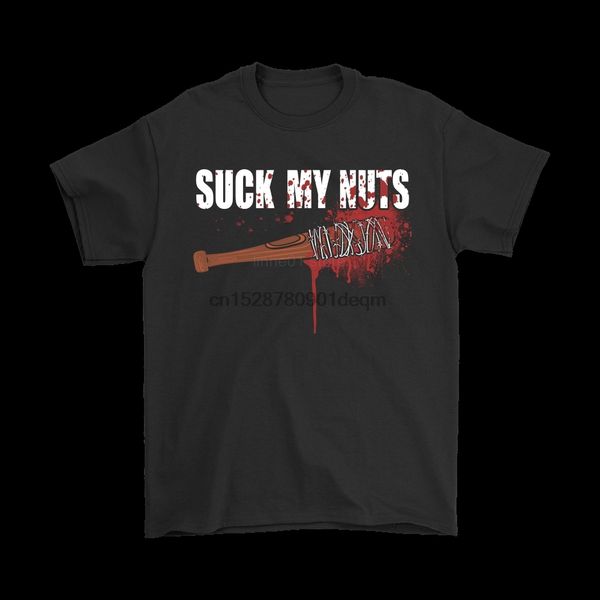 

brand suck my nuts the walking dead 2020 summer menshort sleeve hoodie designers t shirts sweatshirt