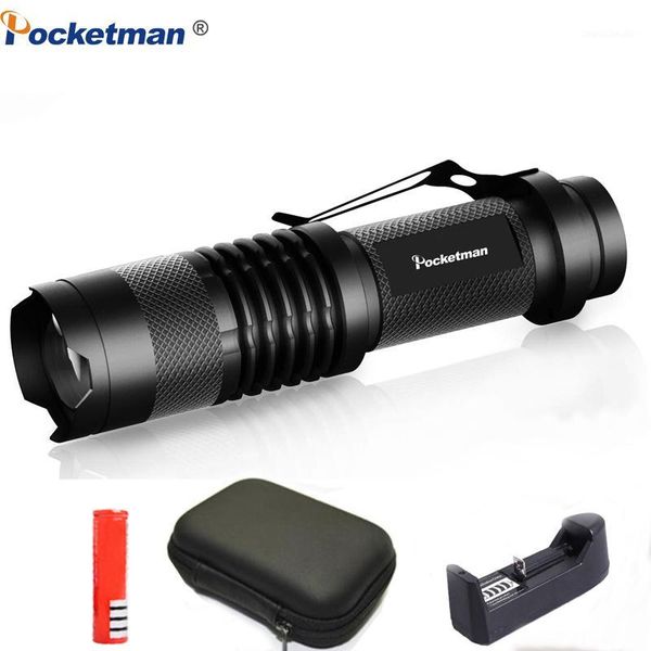 

flashlights torches fishing camping bicycle light 14500/18650 mini led super bright torch q5/t6/l2 linterna lanterna 8000lm zoomable1
