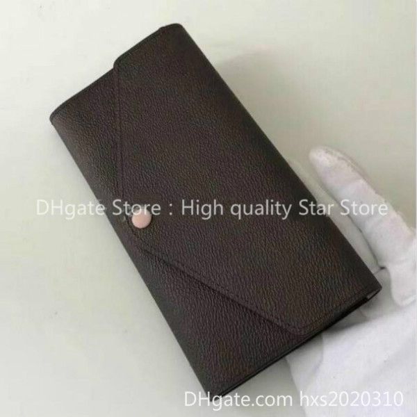 

m60708 new women wallet purse original box wallets bag date code card holder fashion colour button style