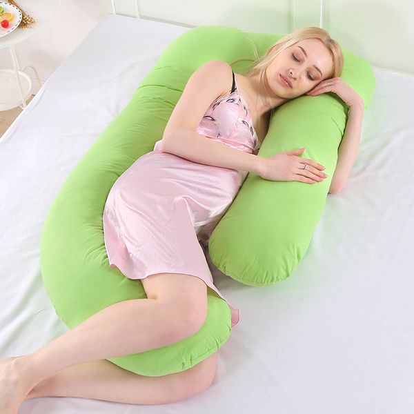

u-shaped large pregnancy pillows comfortable maternity pregnancy pillow women pregnant side sleepers cushion for bed yyf012 201117