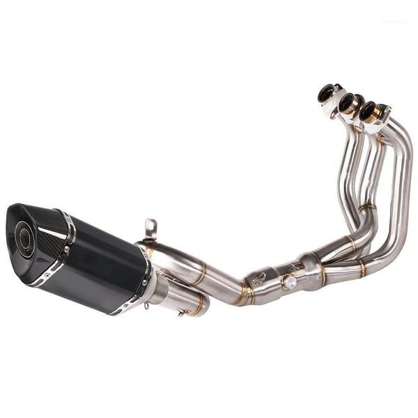 

carbon fiber mt09 motorcycle exhaust muffler full system slip on muffler for mt-09 fz-09 2014-2020 xsr900 2020-2020 moto1