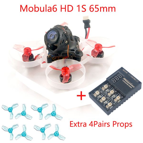 

happymodel mobula6 hd 1s 65mm brushless quadcopter bwhoop mobula 6 hd fpv race drone bnf wi/ aio 4in1 crazybee f4 lite hd camera 201119