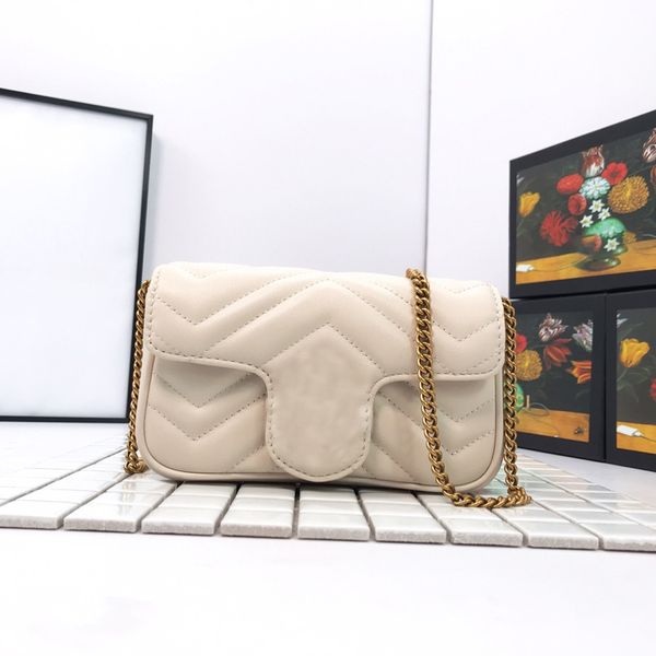 

fashion leather handbag leather chain shoulder bag size 16.5-10-5 cm 476433