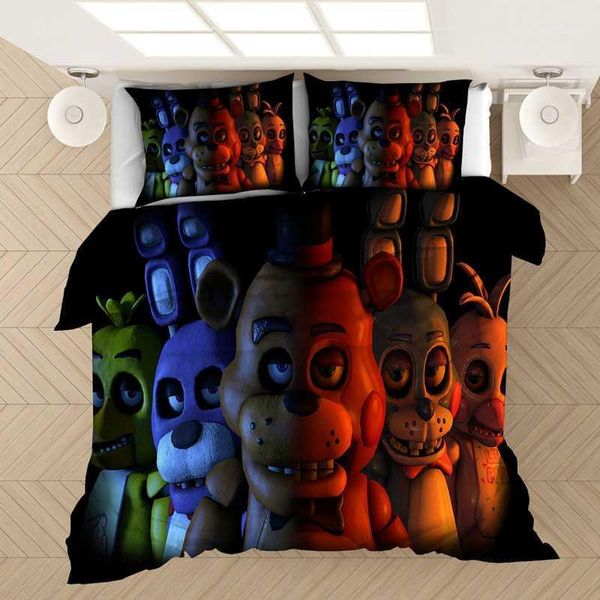 

five nights at freddy's 3d bedding covers bedding set duvet cover toy bear comforter sets bedclothes bed linen(no sheet)1