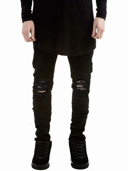 

men knee ripped skinny jeans e8av#, Blue
