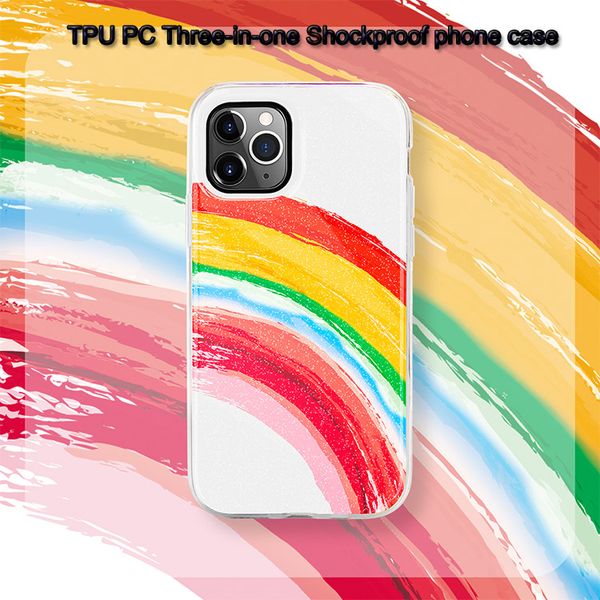 

для iphone 12 про случай тп pc 3in1 ударопрочного телефон случае для iphone 11 случая хт для самсунга примечания 20 ультра s10 s20