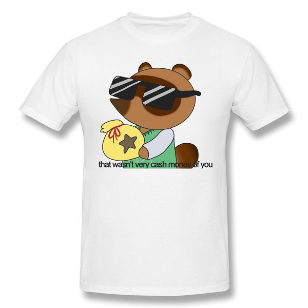 

2020 новое прибытие tom nook cash money meme ofertas большая распродажа tshirt животное пересекающие новые горизонты tshirt спорта с капюшон