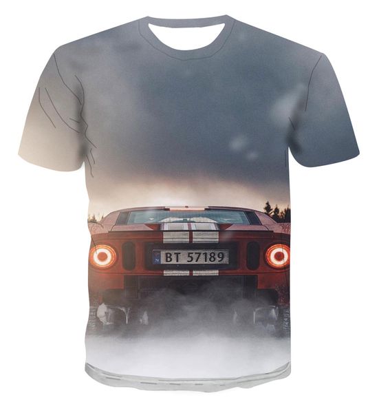 

3d new popular new anime ghost landscape creative art design colorful and 3d print shirts oversized comics oversized men clothing