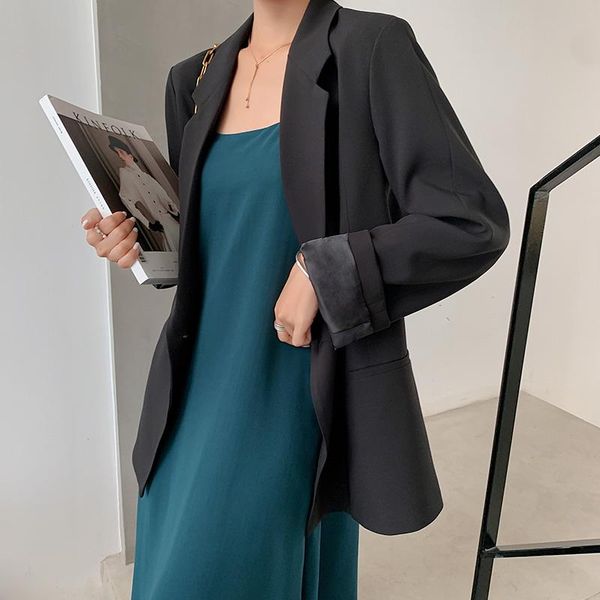 

women clothes black net red small suit female spring and summer new korean loose casual fashion temperament small suit thin coat, White;black