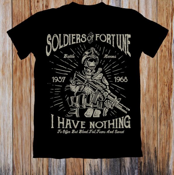 

2019 letter print cartoon soldiers of fortune funny cotton tee sport hooded sweatshirt hoodie