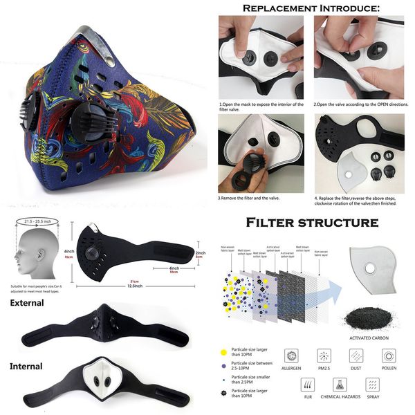 

face pollution winter antidust glorsun air mask mouth pm2.5 fashion custom wholesale sport brea 2ofx