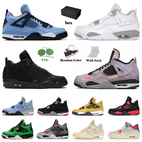

zen master 4 jumpman 4s iv mens womens basketball shoes toro bravo black cat university blue cactus jack infrared designer sports sneakers t