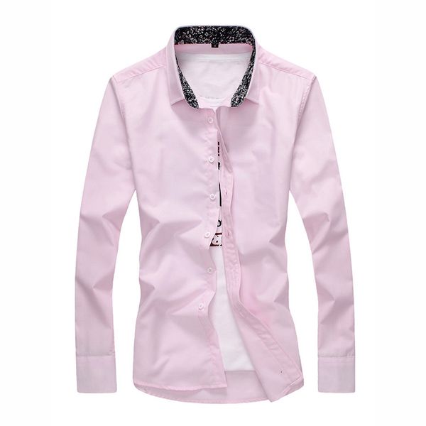 

men's shirt brand clothing fashion casual long sleeve solid 100% cotton slim fit business shirts men mcl243, White;black