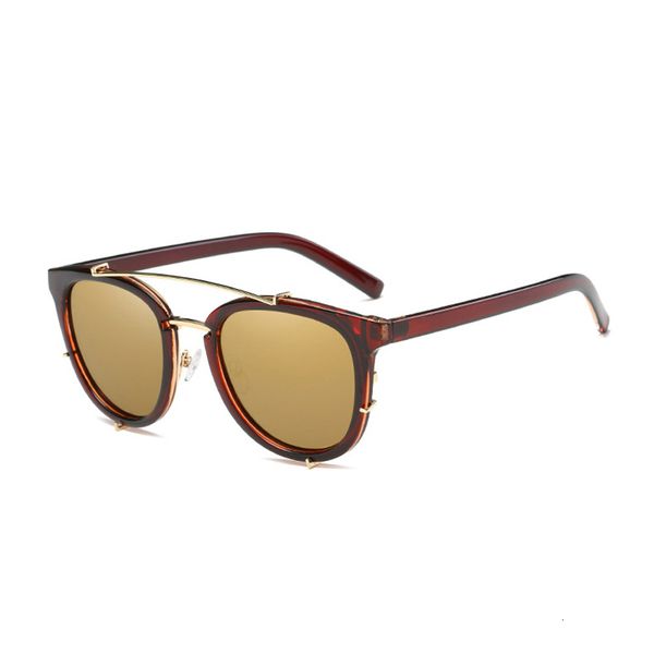 

laoke luxury around plastic women designer retro vintage sunglasses for men lady wd0859, White;black