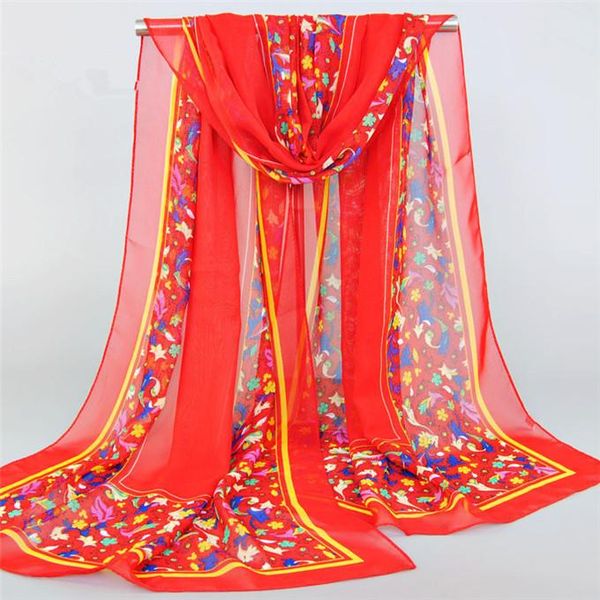 

chiffon silk scarf foulard women bohemia long shawls printed flower wraps sunscreen cape scarves muslim hijab sjaal echarpe wmtnwz bdesybag, Blue;gray