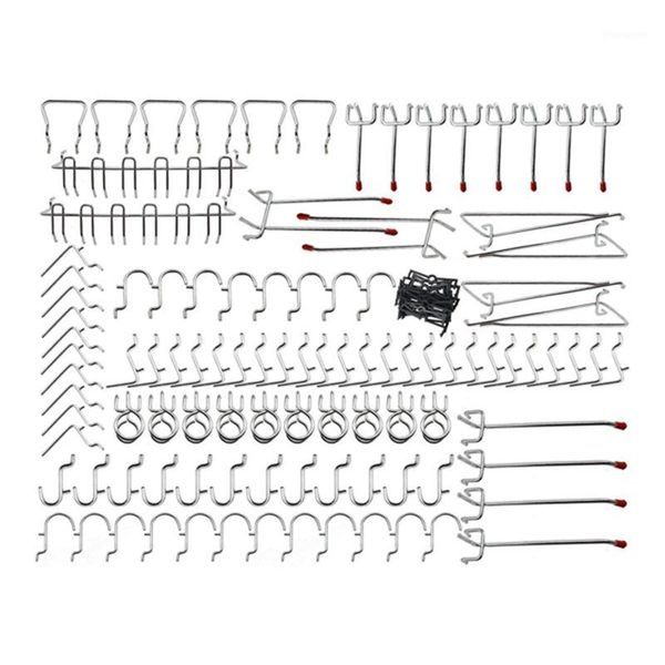

pegboard hooks assortment - 102pcs peg hook organization1
