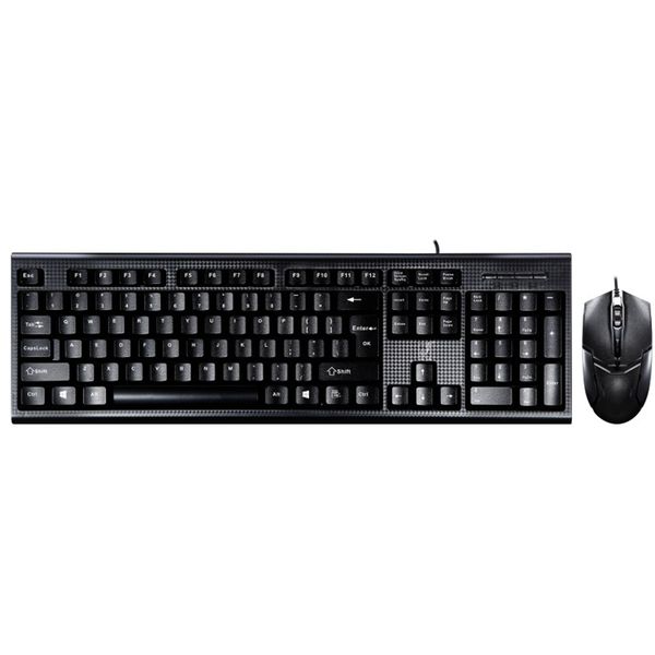

keyboard mouse combos set wired universal for home office computer deskpc