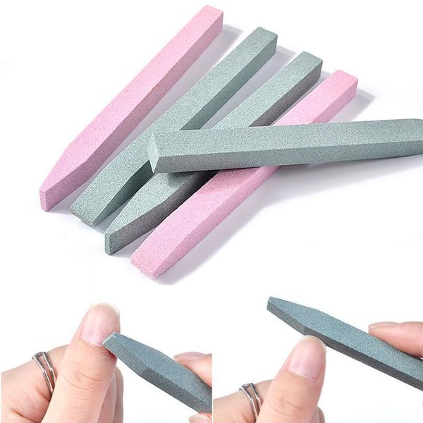 

2pcs quartz scrub nail file cuticle remove stick nail art grinding stone exfoliate carving pusher manicure c jllrwu
