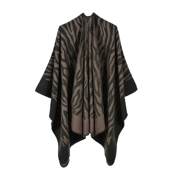 

2019 новая мода осень зима теплая пончо и накидки для женщин крупногабаритные печати шали палантины кашемир пашмины женский bufanda wmtewk, Blue;gray