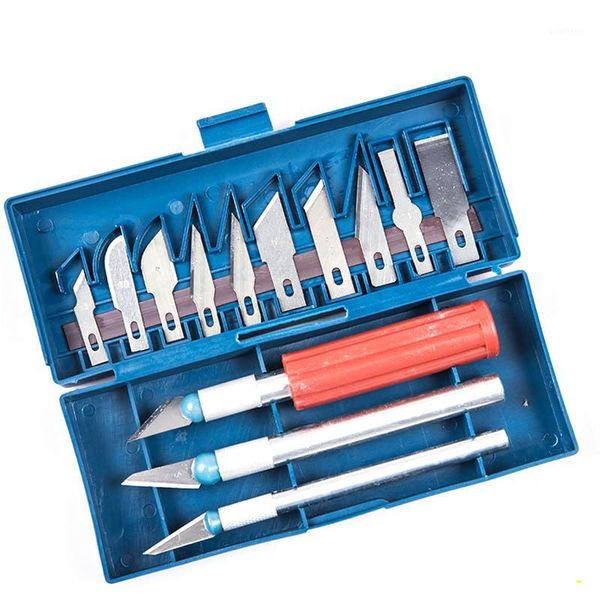 

caving tool scalpel knife set multifunction hobby knifes metal scalpel knife tools kit 13 blades for 11 23 17 71