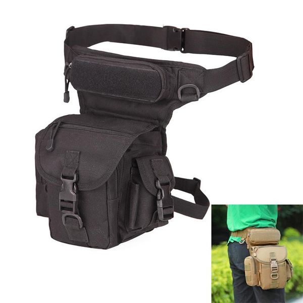 

outdoor bags tactical thigh drop leg bag waist pack belt pouch hunting camping climbing emergency kit