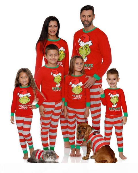 

family pajamas christmas outfit clothes mother costume autumn winter 2020 matching look daughter and suit hskgb