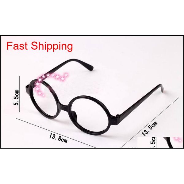 

glasses frame fashion girls eyeglasses sunglasses without lenses super light and lovely frame glasses muti-color qylpxz dh_seller2010, Black