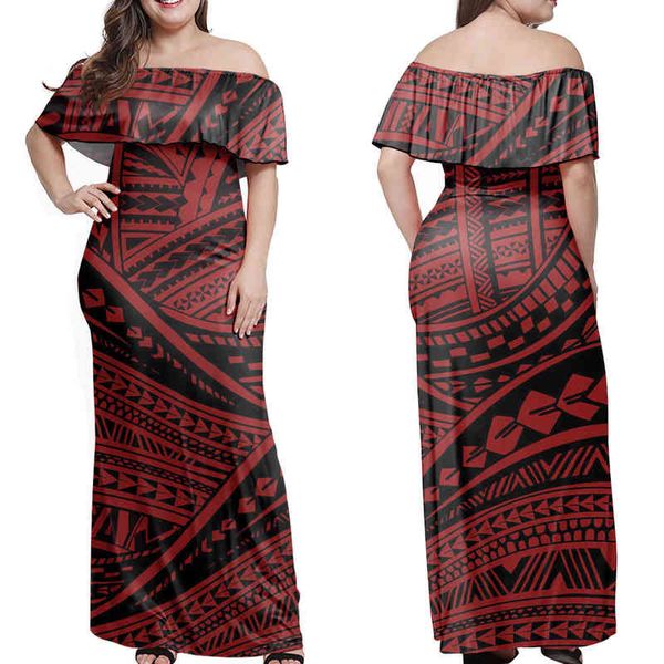 

casual dresses long polynian off shoulder long french dresses 7xl large, Black;gray