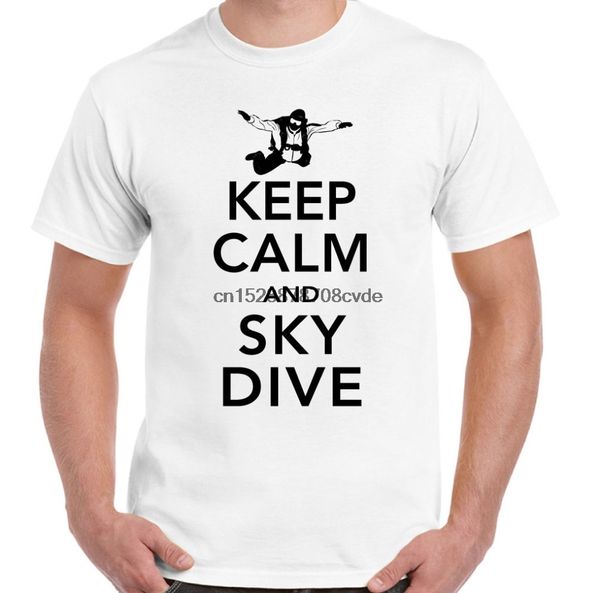 

2019 fashion keep calm - paracadutismo divertente da uomo fall t-shirt skydive tee shirt sport hooded sweatshirt hoodie