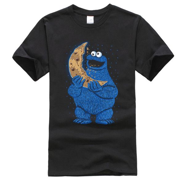 

sesame cookie monster moon crackers man funny crewneck print short sleeve men casual tees hoodie designers t shirts sweatshirt