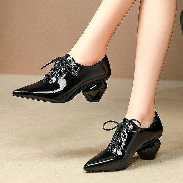 

pure 2021 patent colour plus size 22.5-26 in length women's pointed to ladies'shoes fashion shoes 5wwp, Black
