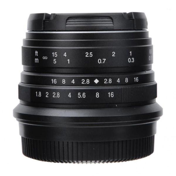 

7artisans 25mm f1.8 lentes manual focus lens for sony e / canon eos-m / fuji fx m4/3 mount lente para celular camera dslrs1
