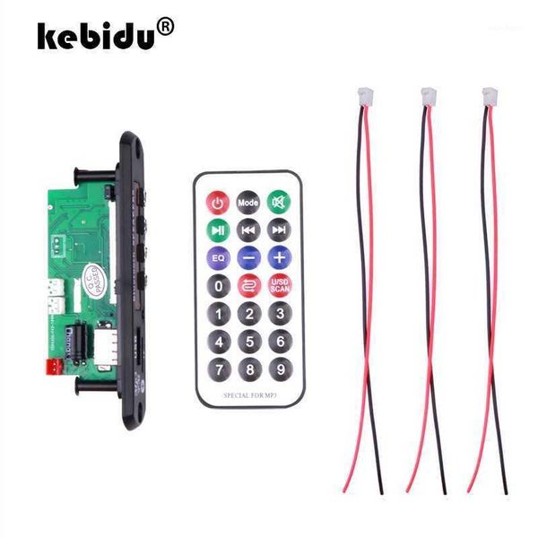 

wireless car mp3 player handsbluetooth 5.0 mp3 decoding decoder board module 5-12v sd tf aux /usb/fm/ remote control1