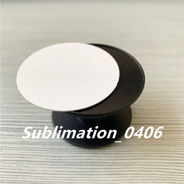 

300pcs dhl sublimation phone grip with blank aluminum sublimation insert and adhesive for diy customized phone stand mount bracket