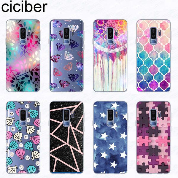 

samsung galaxy s10 s9 s8 s7 s6 edge s5 mini plus s10e color pattern tpu back soft sheathvfe1