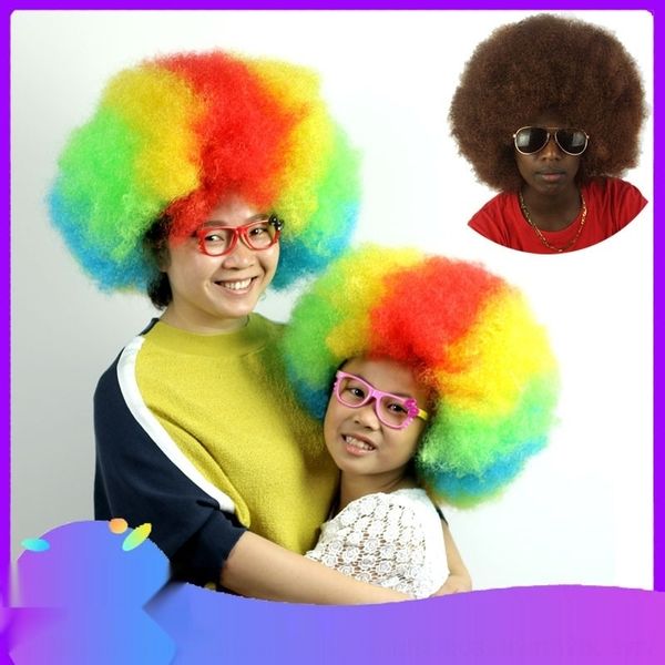 

1q7zc large color explosive hair cover fluffy hair sleeve head head prop sleeve covercover props ball costume costume clown drkd7