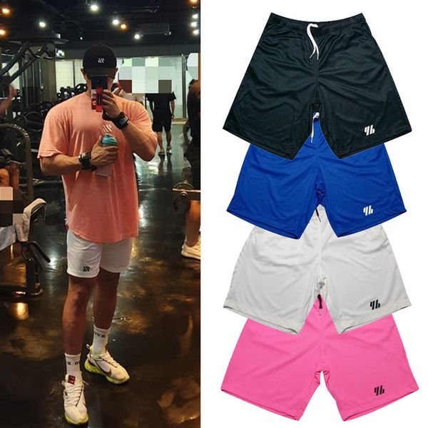 

2019 summer men fashion brand breathable male casual comfortable plus size fitness mens bodybuilding shorts, White;black