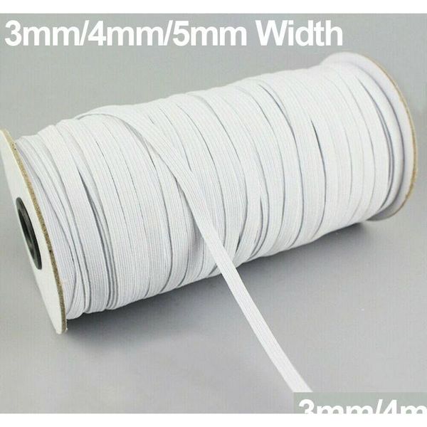 

109 yards length diy braided elastic band cord knit band sewing widely used for mask qyluui sweet07