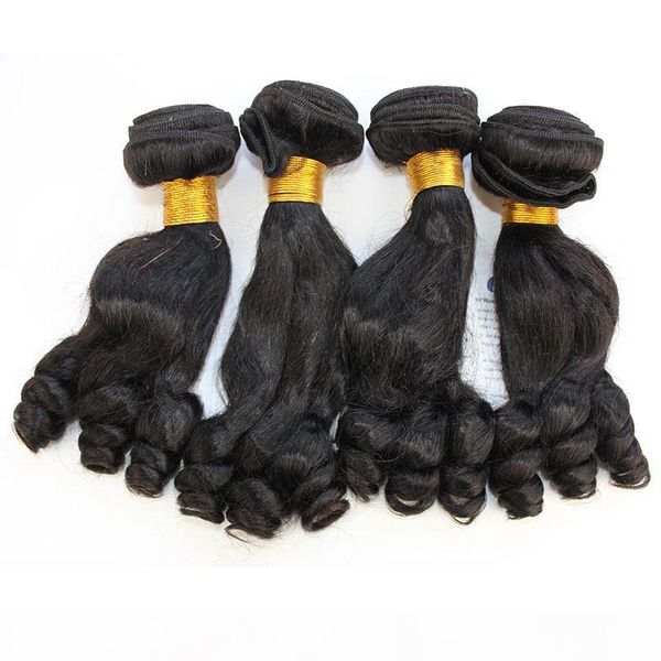 

brazilian loose curly human hair bundles indian peruvian 100% unprocessed human hair wefts natural color 10-28 inch, Black
