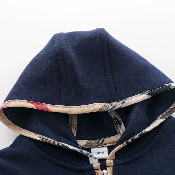 

ins cotton long sleeve baby romper baby boys rompers hoodie newborn rompers infant jumpsuit baby boy clothes one piece clothing ly, Blue