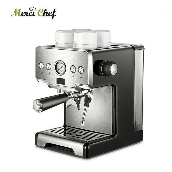 

icommercial coffee maker 15bars espresso coffee machine with milk bubble semi-automatic italian machine ce1